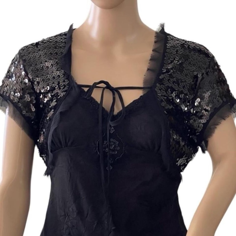 Sequin Cropped Bolero